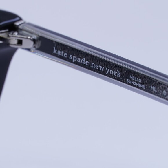 Kate Spade MERIDA/G/S 0807 IR Sunglasses Black Cat Eye Frame, Grey Lenses main image 6